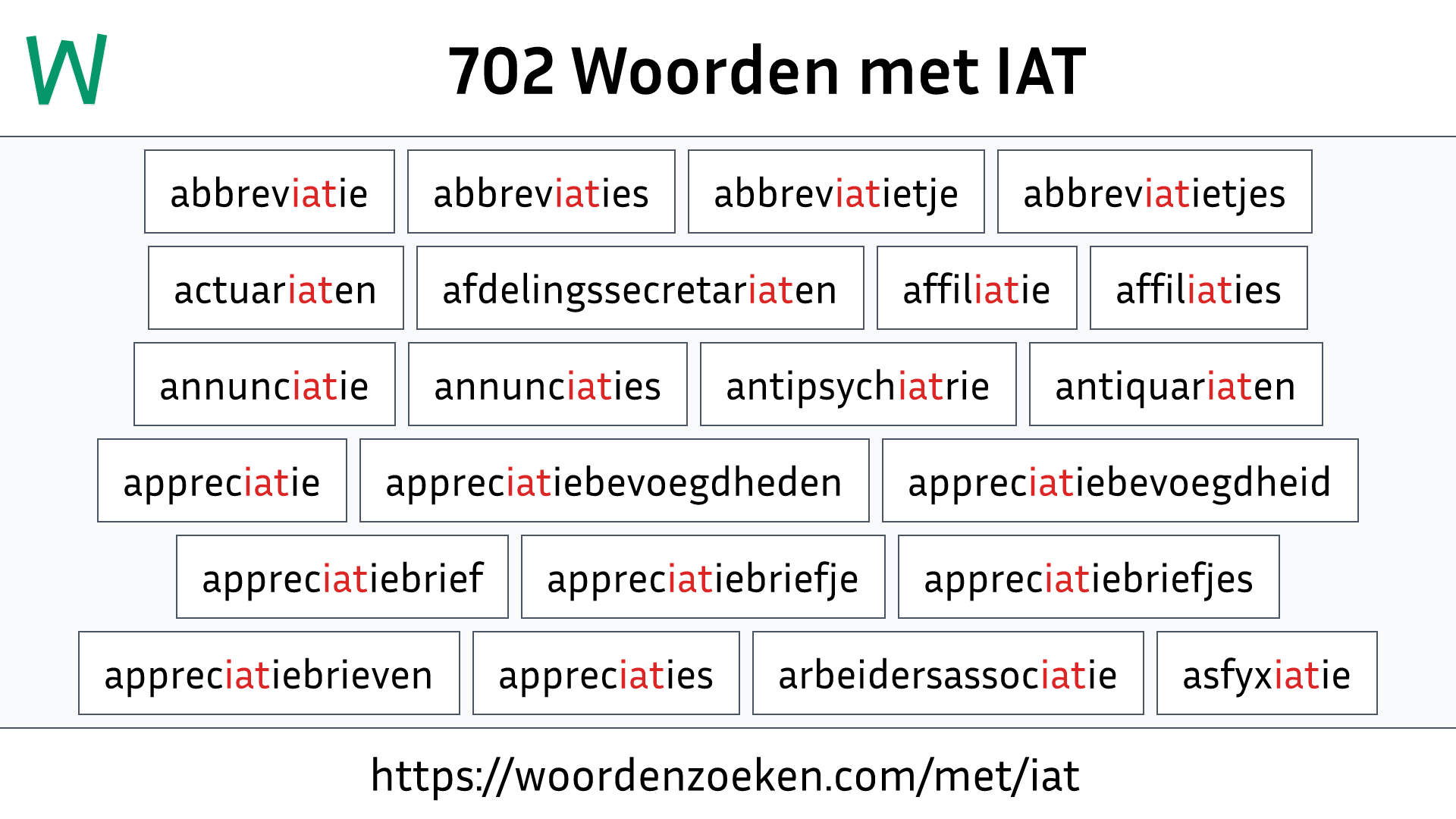 Woorden met IAT