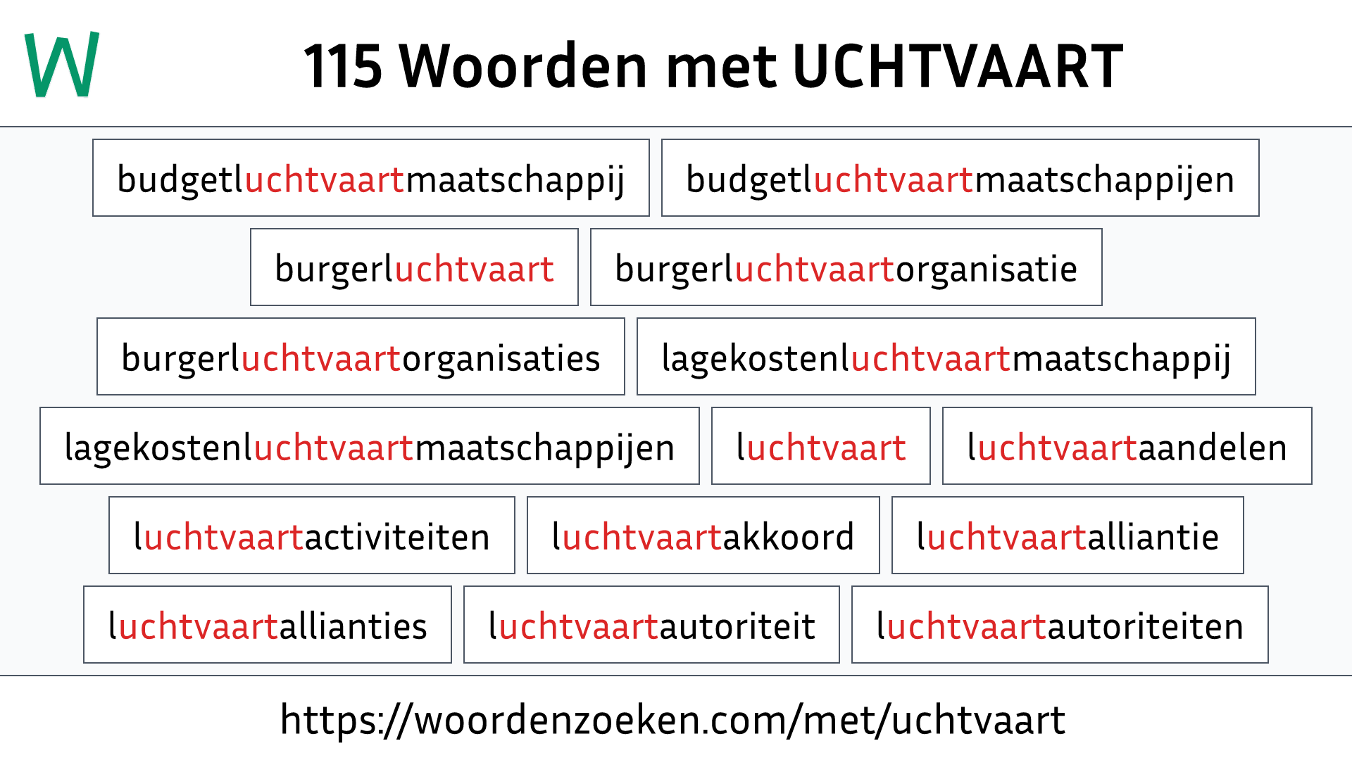 Woorden met UCHTVAART